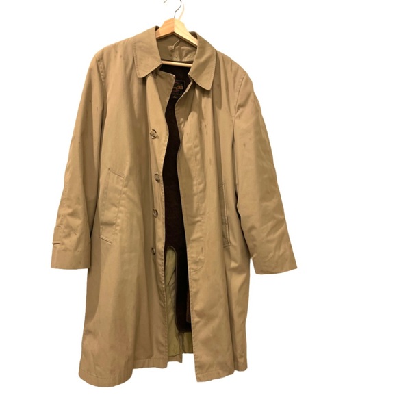 Vintage Botany 500 fur lined coat 40 short - Picture 1 of 9